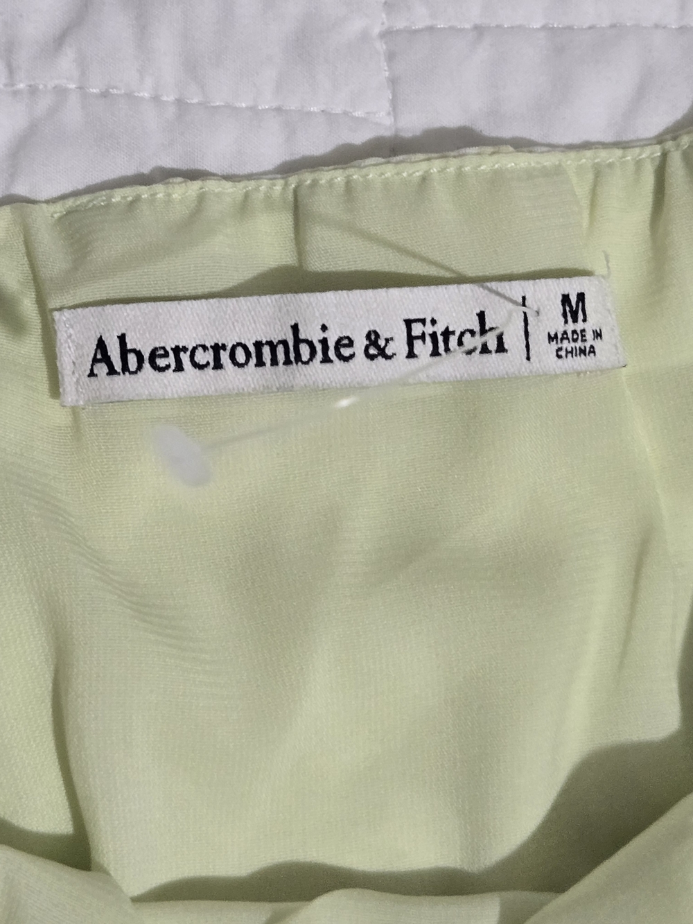 Abercrombie & Fitch Strapless Pale Mint Floral Maxi Dress - Picture 7 of 8